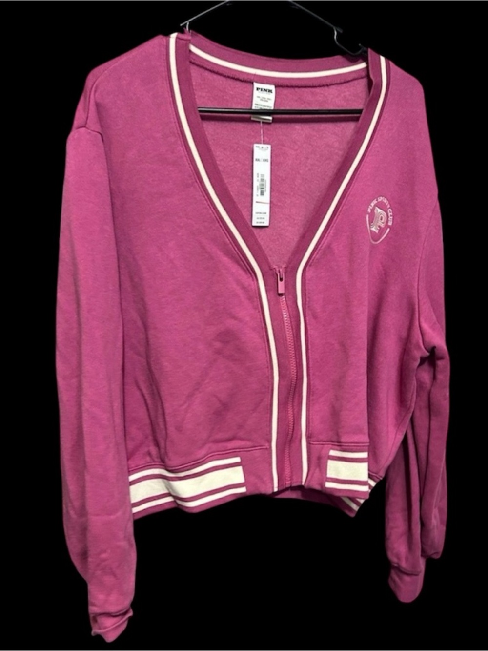 Pink Victoria’s Secret Cardigan zip up R$59.95